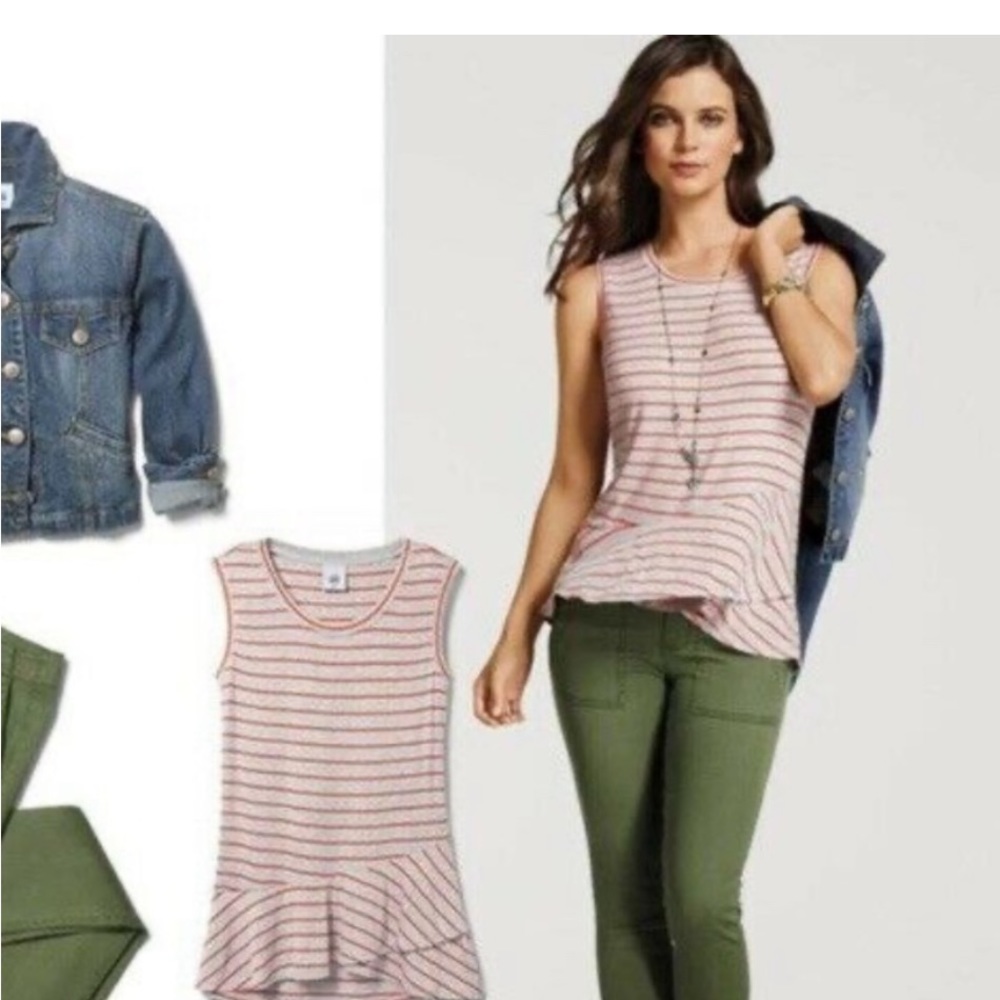 Cabi #5331 Ruffle Tank Med EUC
